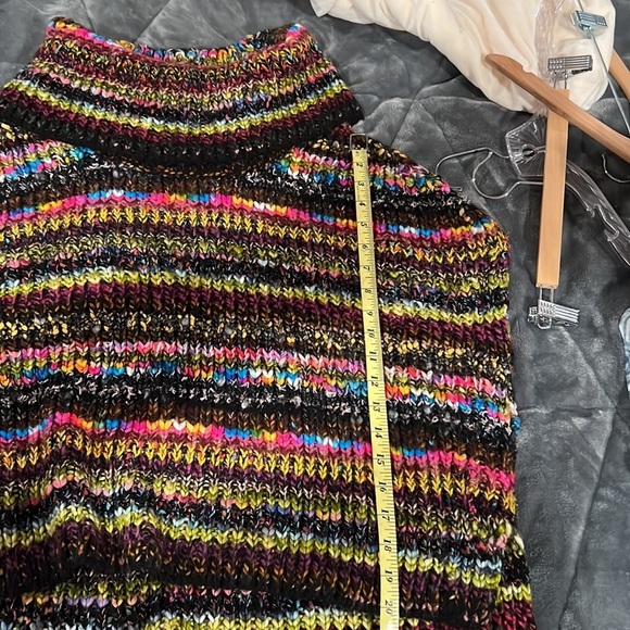 NWT Anthropologie sparkle sweater vest poncho - Picture 7 of 7